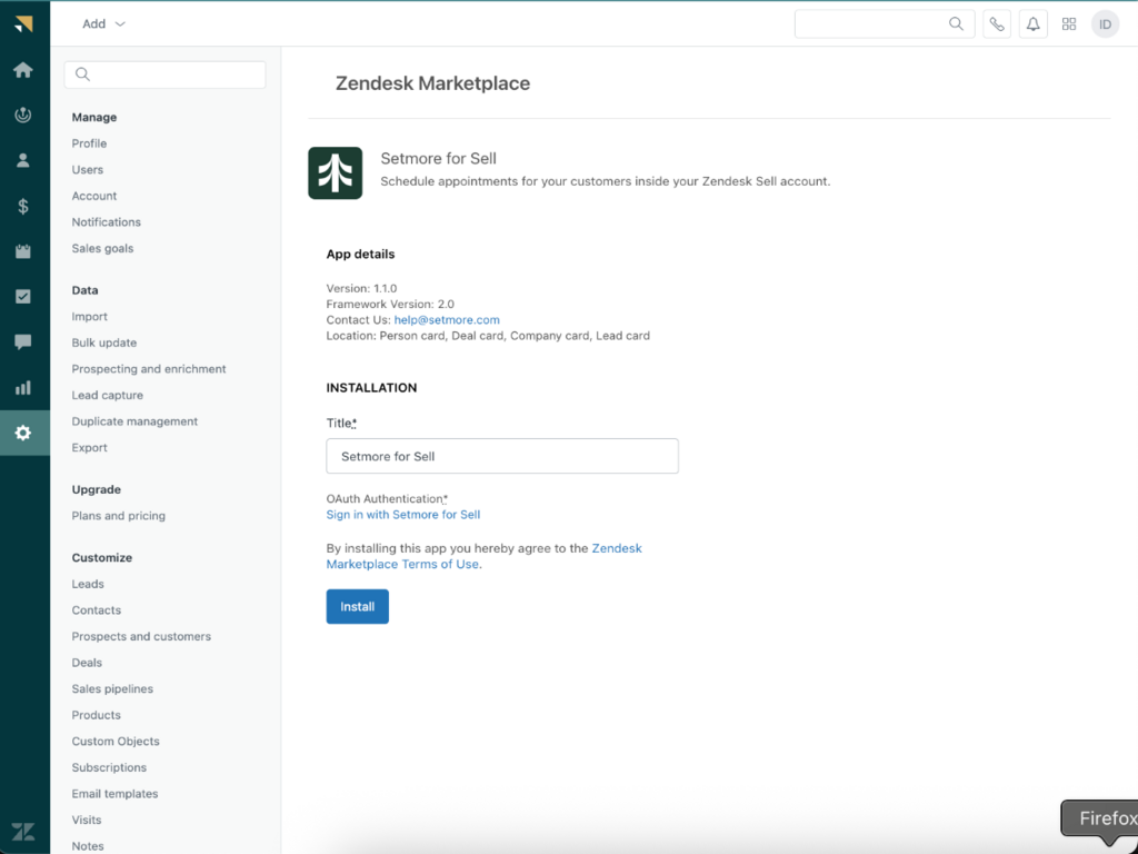 Preview image of app